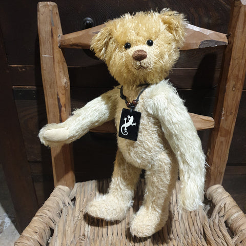 Stevie, Robin Rive bear, 38cm OOAK mixed pale mohair collectible teddy