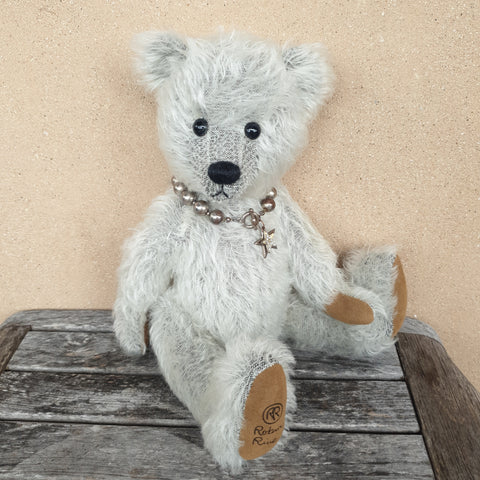 Star, 30cm OOAK wearing silver star necklace
