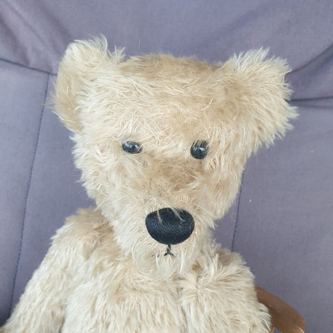 Tommo, Robin Rive bear, 44cm, cream distressed mohair, ooak