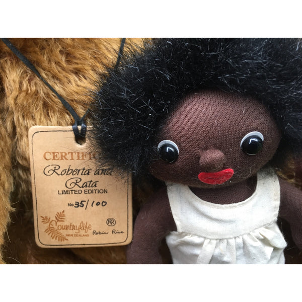 Roberta & Rata - KiwiCurio-Robin Rive-Teddy Bears-Limited Edition