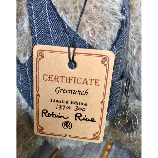 Greenwich - KiwiCurio-Robin Rive-Teddy Bears-Limited Edition