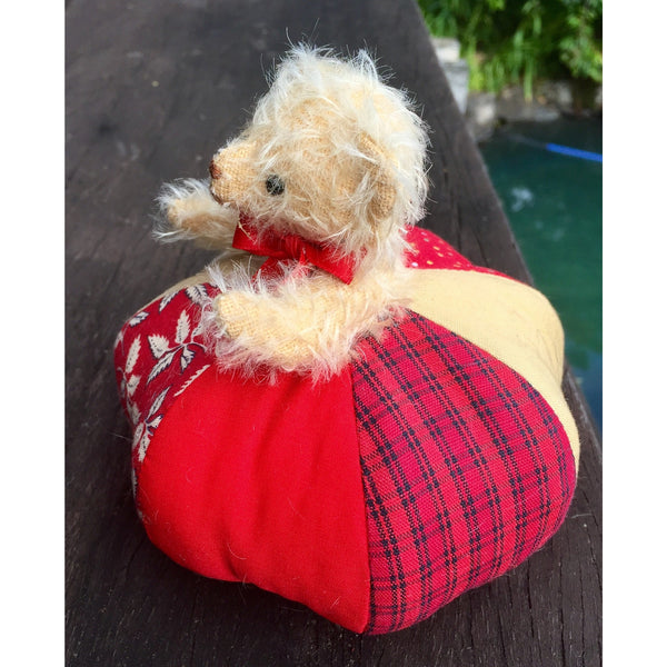 Teddy bear pin cushion - KiwiCurio-Robin Rive-Teddy Bears-Limited Edition