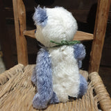 Seb, Robin Rive bear, 36cm, OOAK  quirky blue and white collectible teddy