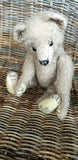 Kaypok, Robin Rive Bear, 28cm OOAK collectible in sparse taupe mohair