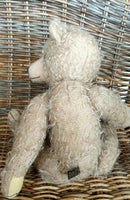 Kaypok, Robin Rive Bear, 28cm OOAK collectible in sparse taupe mohair