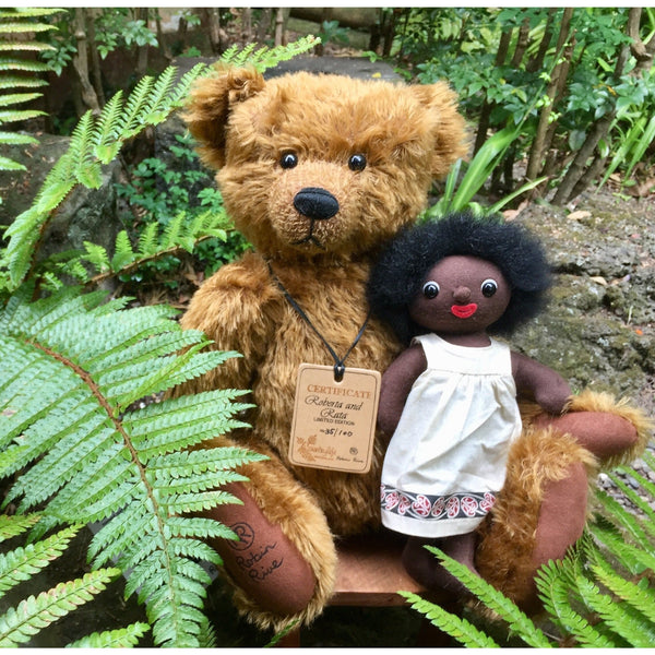 Roberta & Rata - KiwiCurio-Robin Rive-Teddy Bears-Limited Edition