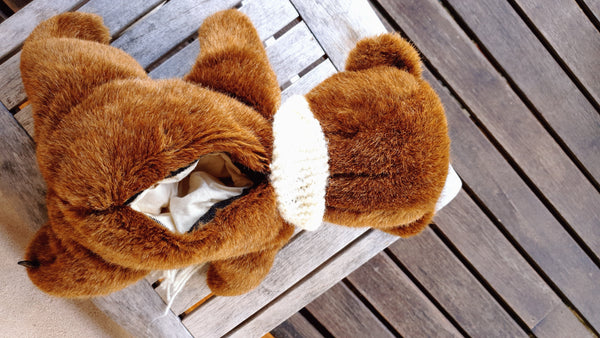 Jama Bear, Robin Rive Bear, 28cm OOAK collectible plush teddy