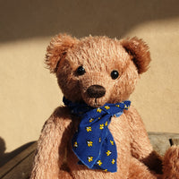 Pierre, 28cm, OOAK Robin Rive, dusky pink mohair bear