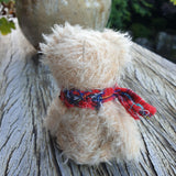 Plum 12cm tiny Robin Rive Bear, OOAK