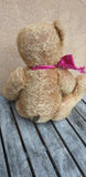 Homer, 40cm Robin Rive teddy bear, 40cm, dusky pink mohair