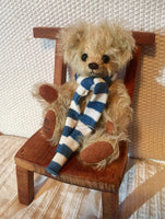 Denni, Robin Rive bear, 20cm OOAK collectible cream mohair teddy