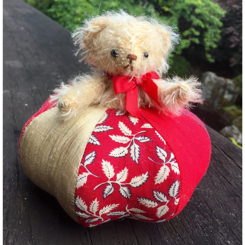 Teddy bear pin cushion - KiwiCurio-Robin Rive-Teddy Bears-Limited Edition