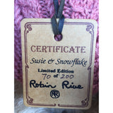 Susie and Snowflake - KiwiCurio-Robin Rive-Teddy Bears-Limited Edition