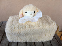 Cream lamb head  toilet box cover - KiwiCurio-Robin Rive-Teddy Bears-Limited Edition