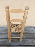 Wooden Chair woven seat - KiwiCurio-Robin Rive-Teddy Bears-Limited Edition